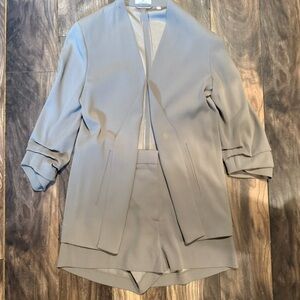 Aritzia Power Blazer & Effortless Shorts Matching Set